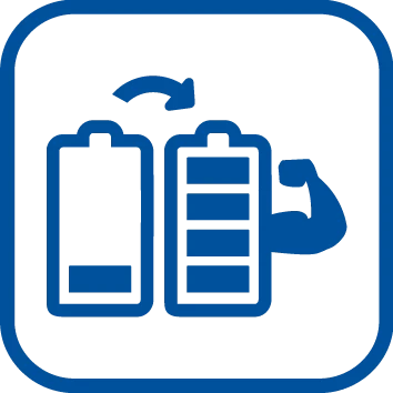 User replaceable battery design