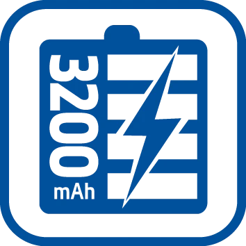 3200mAh High-Capacity Battery