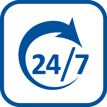 24/7 Non-stop operations