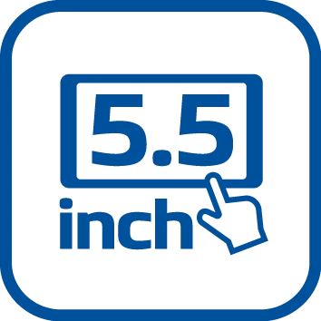 5.5 IPS Wide-View Touchscreen