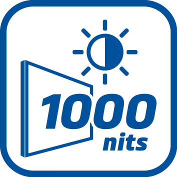 1000-Nits Display Screen