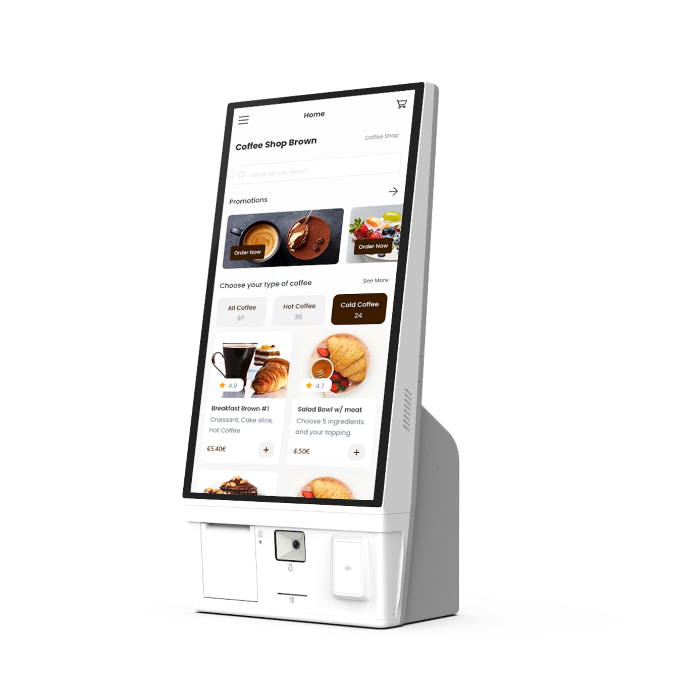 MioSERV S270: Smart Self-Service Solution for Indoor Facilities: